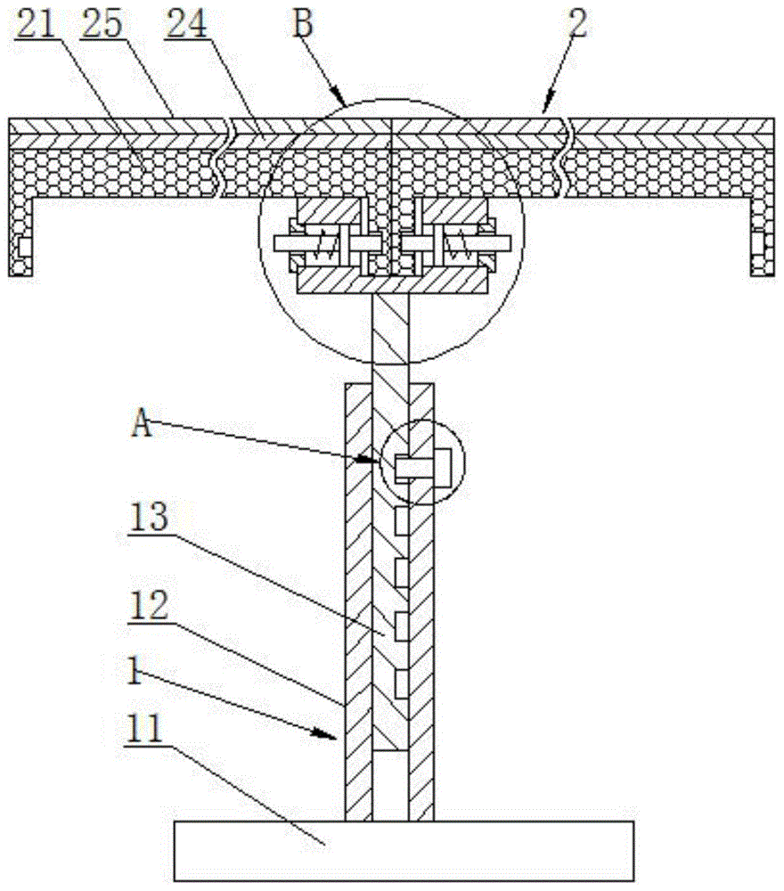 一种拆装式泳池的池岸面板和主梁的连接结构的制作方法