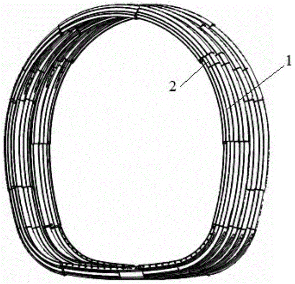 波纹钢初期支护结构的制作方法