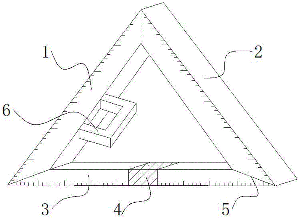 一种数学教学用三角尺的制作方法