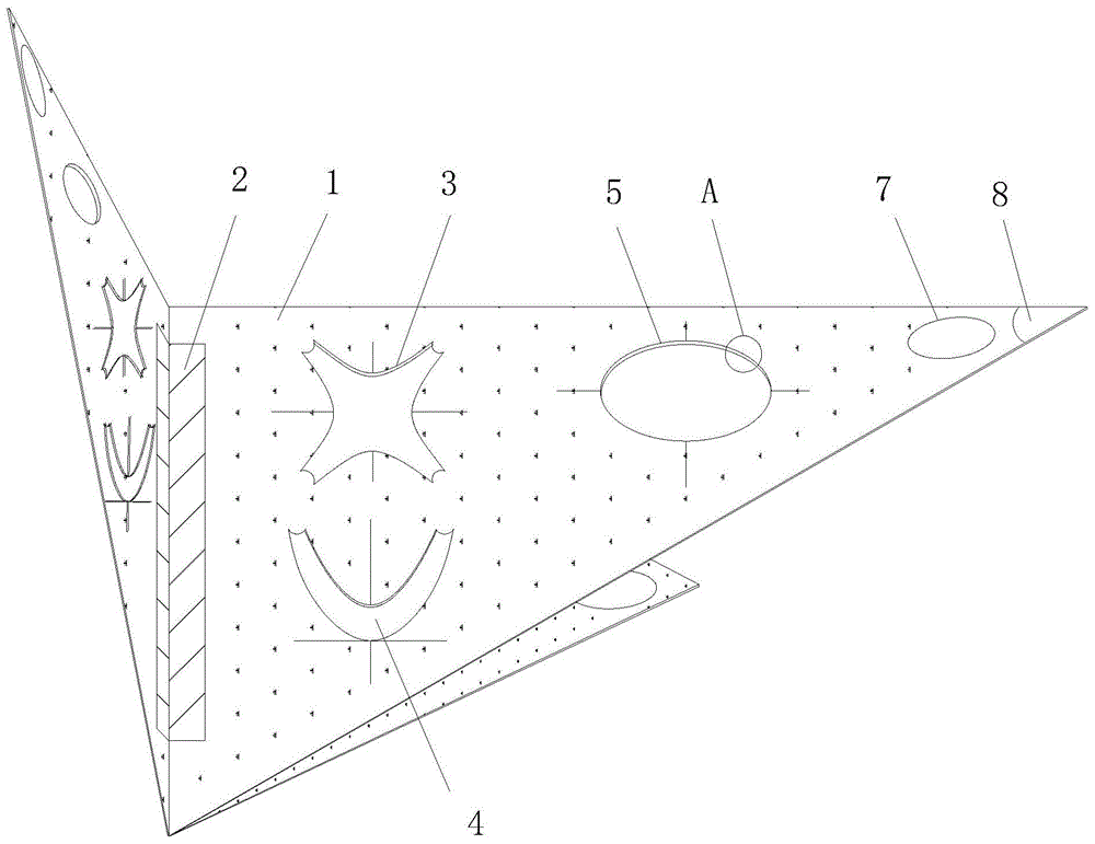 一种翻转式多用三角板的制作方法