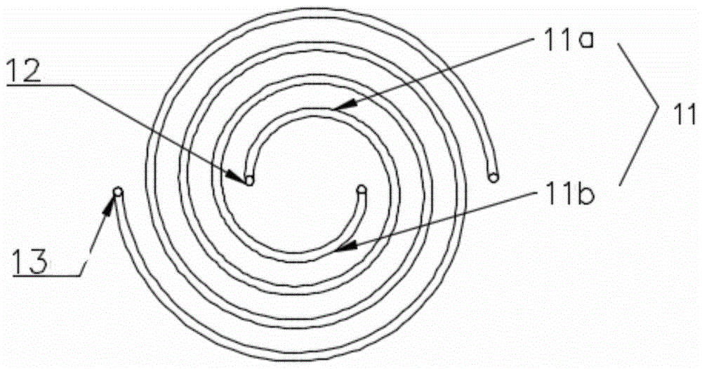 一种立体四螺旋电感耦合线圈的制作方法