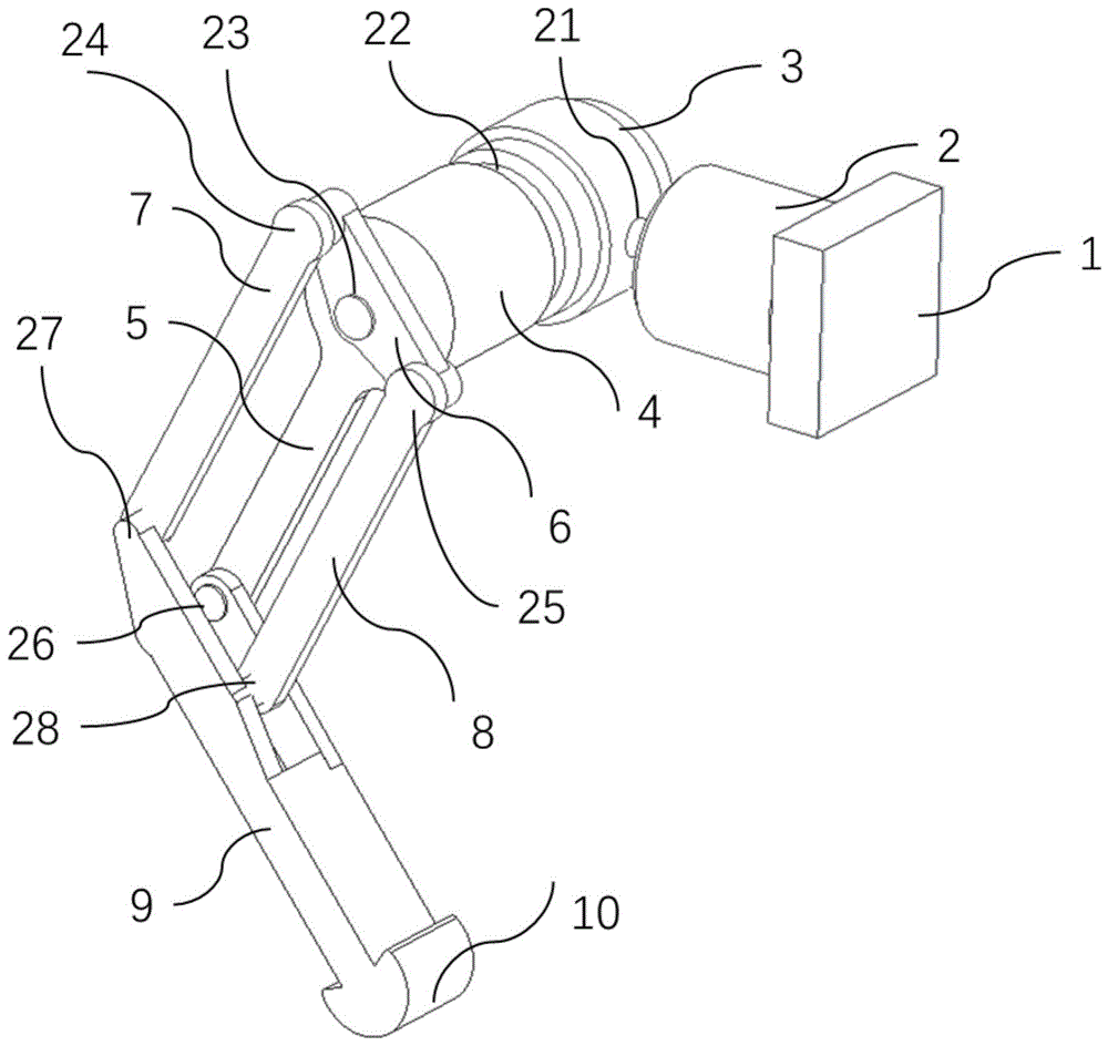 机器人腿部结构及机器人的制作方法