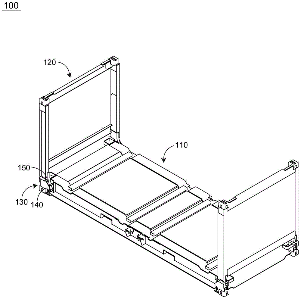 铰链装置及具有其的折叠式集装箱的制作方法