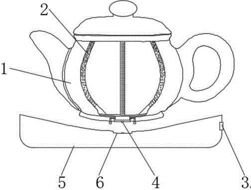 一种微气泡加热式茶壶的制作方法