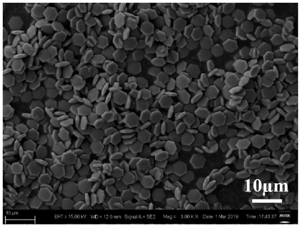 一种NaYF4:Yb/Er@MoS2核壳结构微米晶及其制备方法与流程