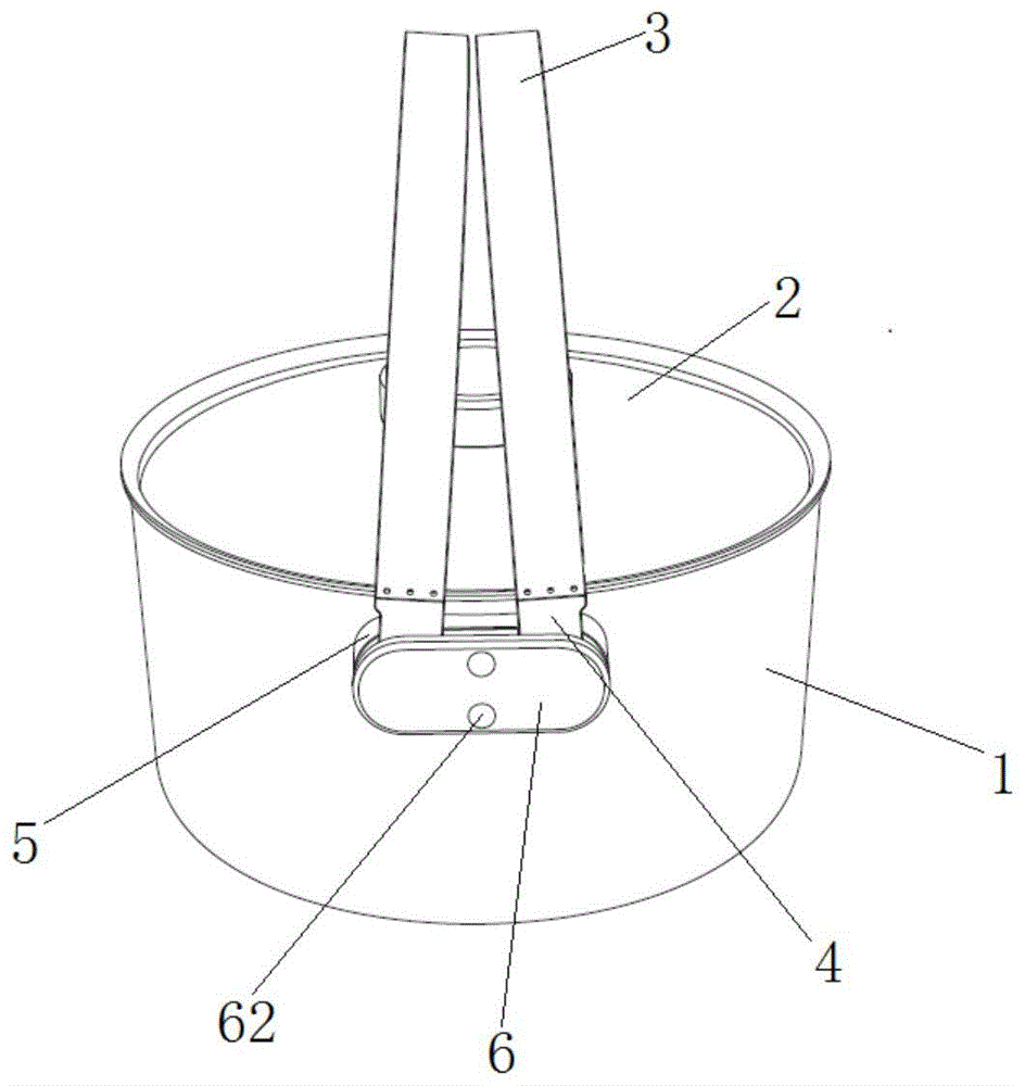 一种具有纵横柄的煲锅的制作方法