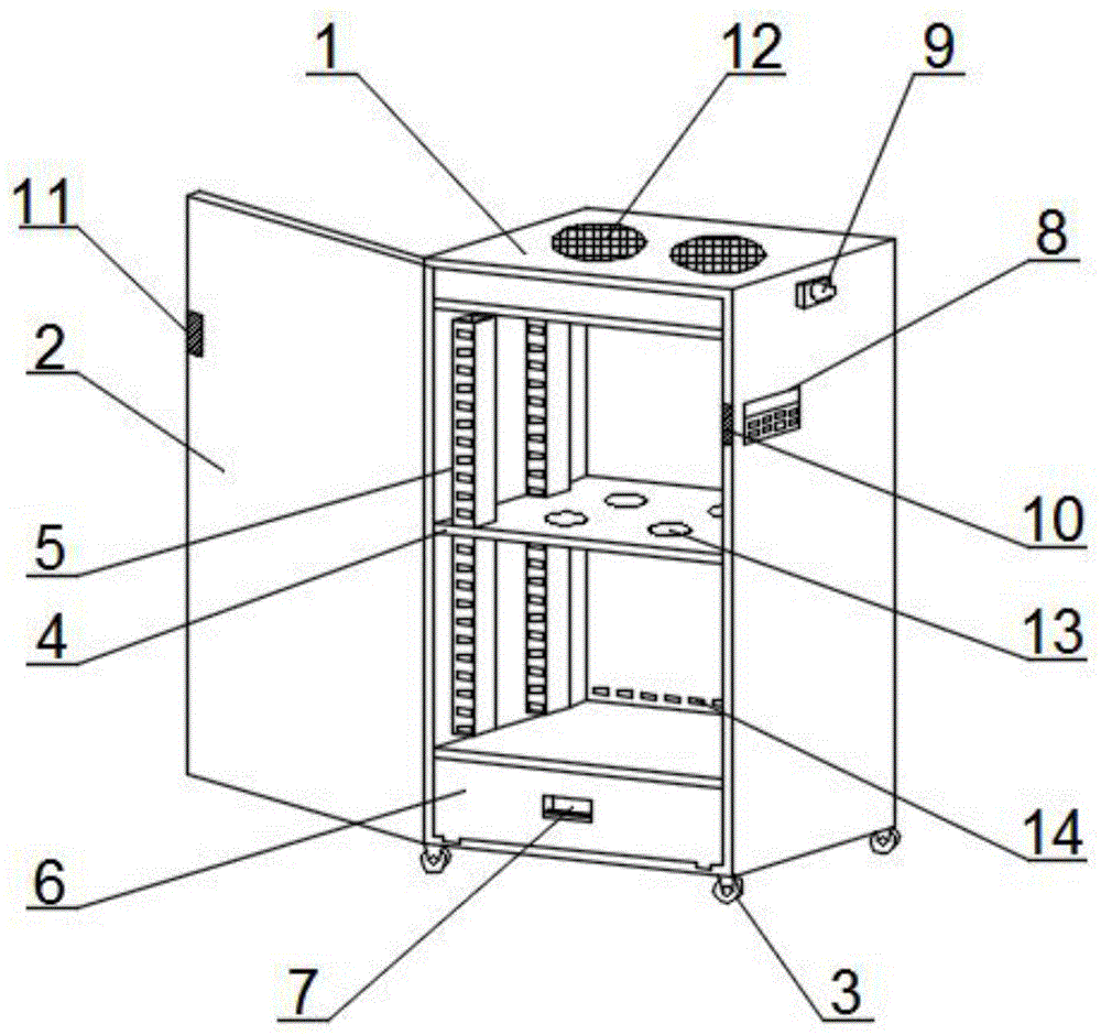 一种JDJN-MC2系列中央空调送排风节能控制柜的制作方法