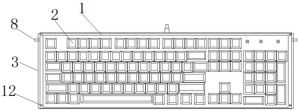 一种计算机荧光机械键盘的制作方法