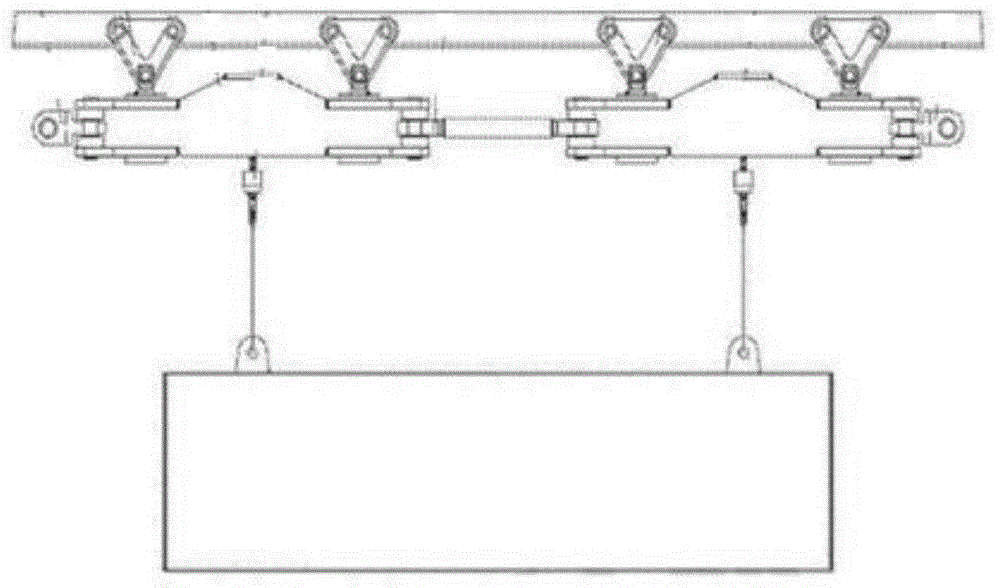 单轨吊自平衡补偿重型液压起吊梁的制作方法