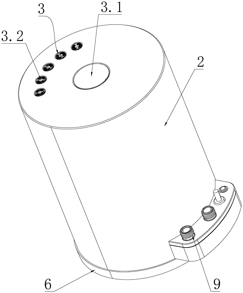 电热水器的管路连接结构的制作方法