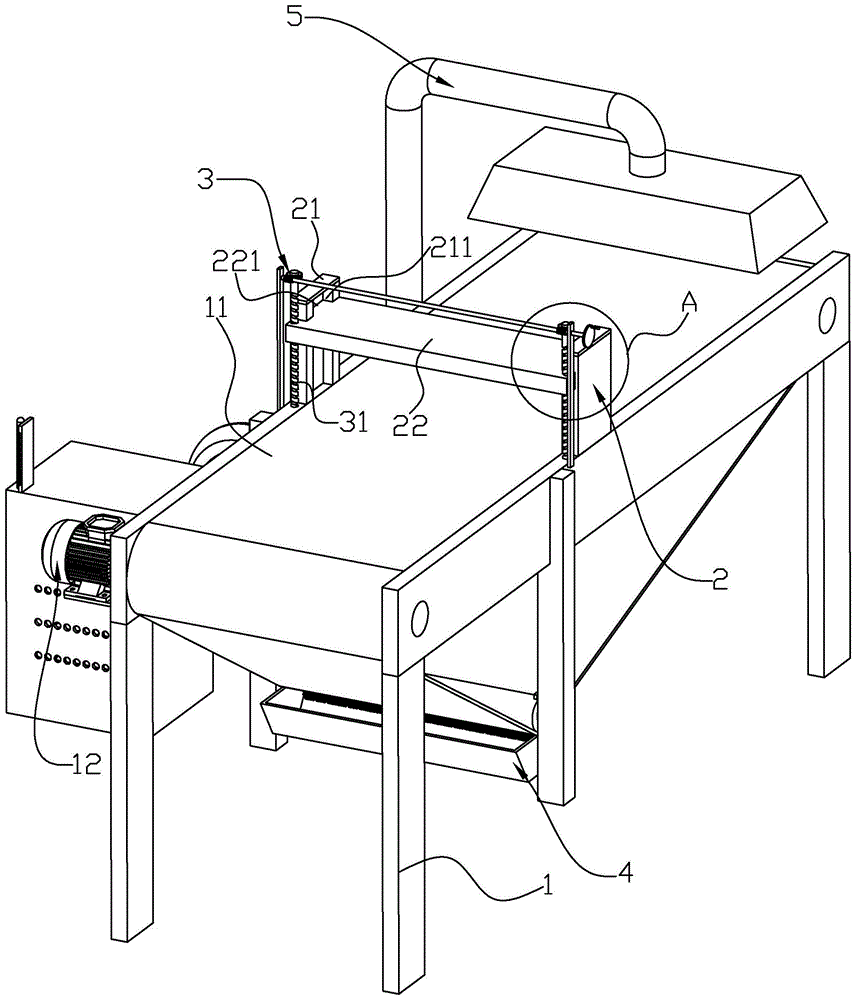一种带工作台的皮革刷浆机的制作方法