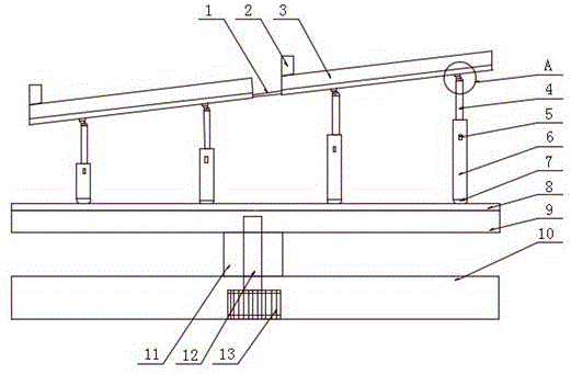 倾斜布置的分布式光伏电站组件支架系统的制作方法
