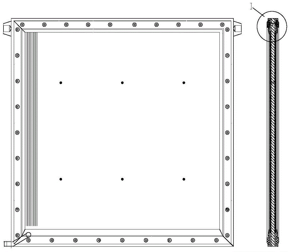采用对夹式边框的压滤机滤板的制作方法