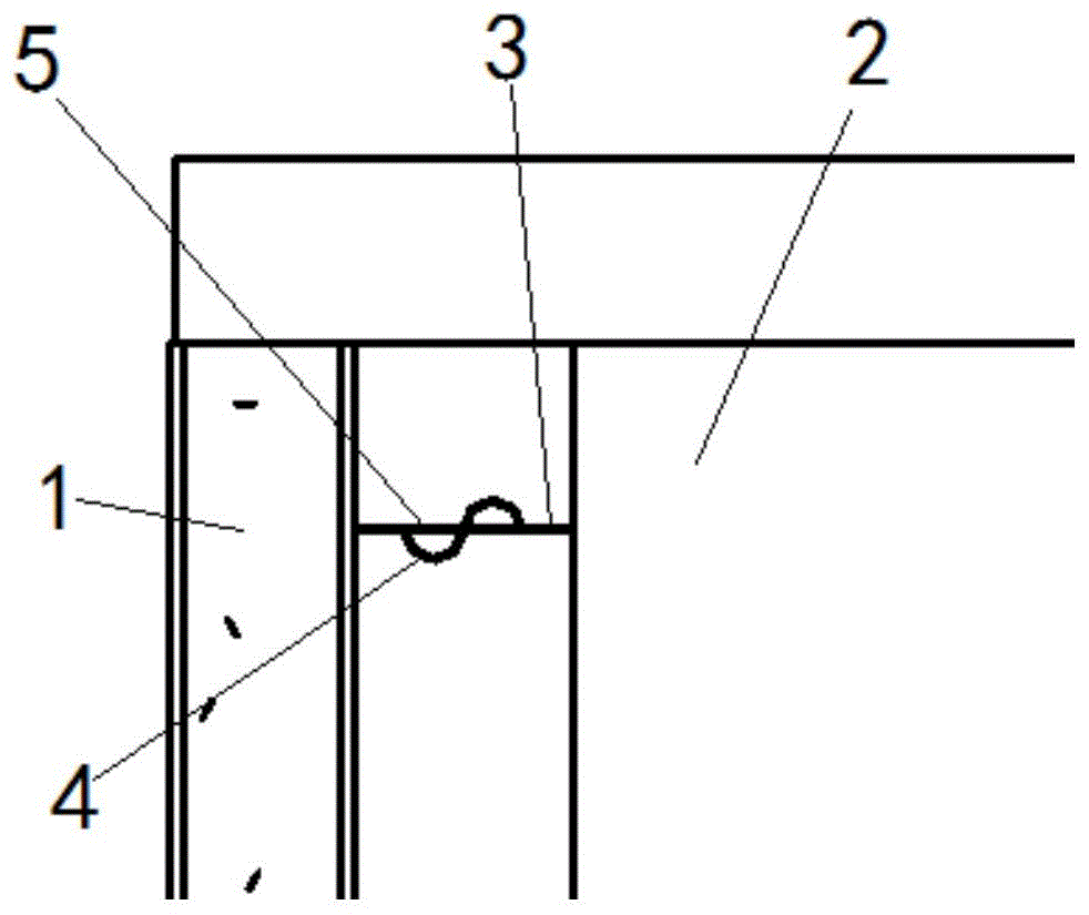 一种填充墙与框架柱半柔性连接结构的制作方法