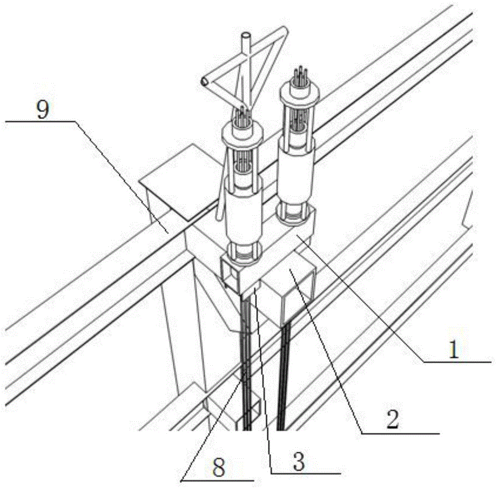 一种用于提升大跨度连廊的托梁装置的制作方法