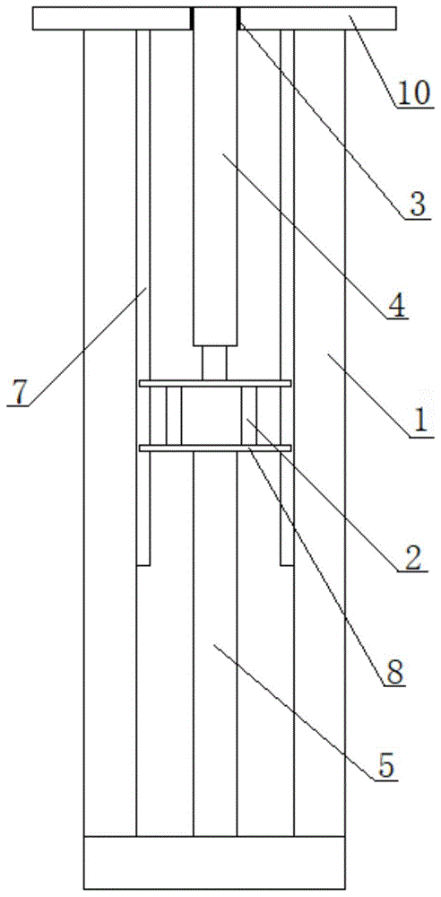 一种隧道二衬混凝土自动插入式振捣装置的制作方法