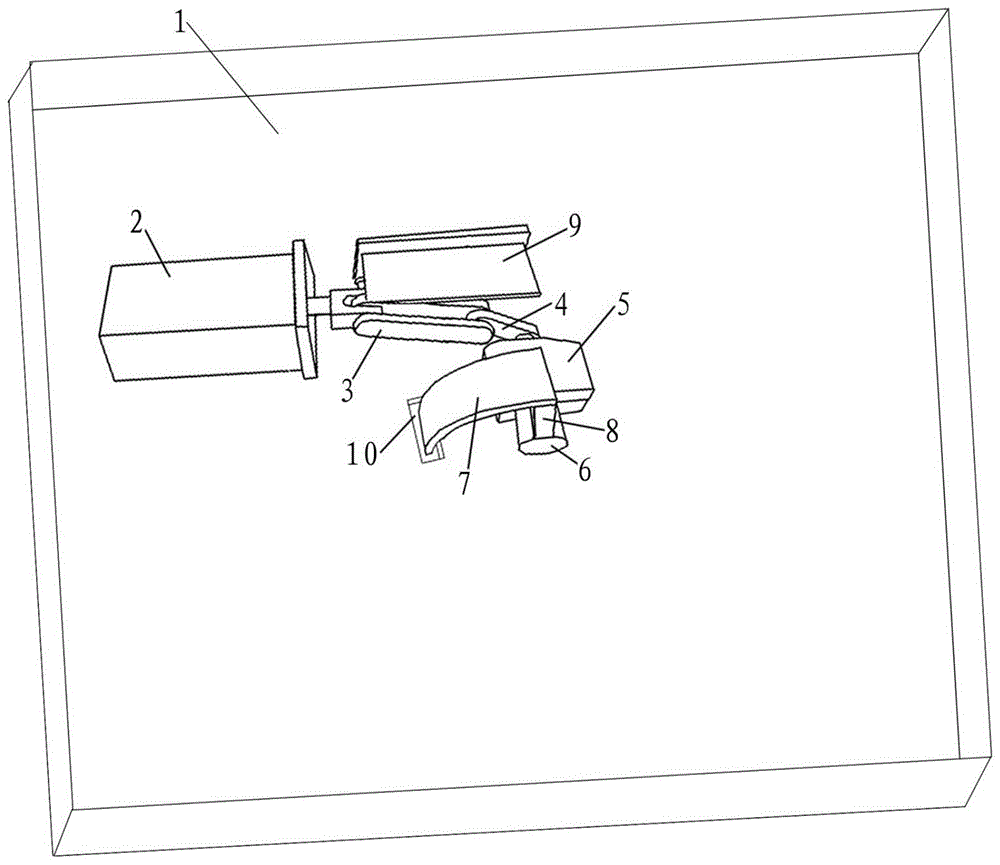 一种把手可自动进出的锅盖模具的制作方法