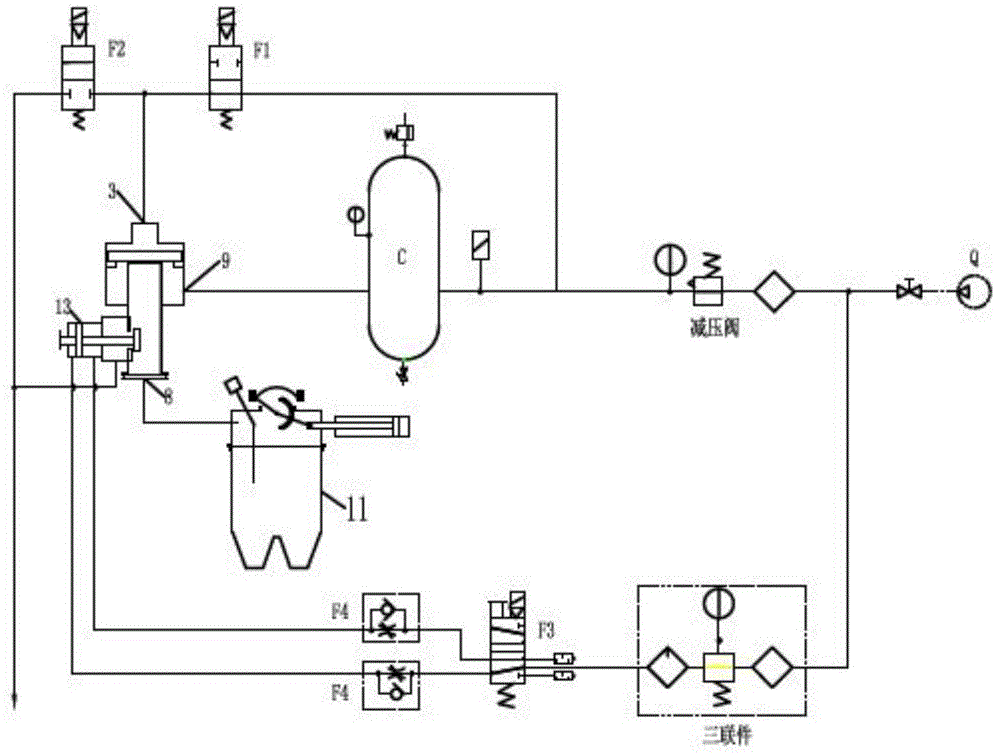 一种造型机用射砂系统的制作方法