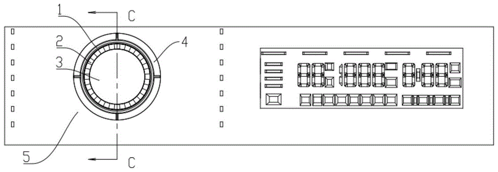 洗衣机旋钮结构的制作方法