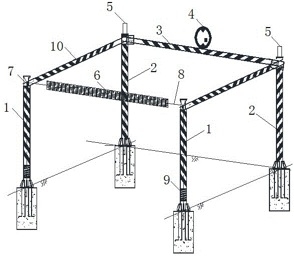 一种具有车辆缓冲功能的智能限高架的制作方法