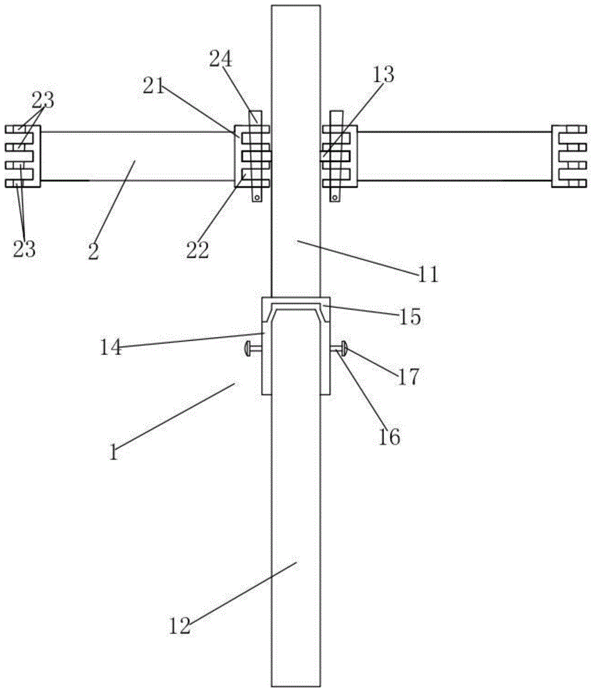 一种盘扣式脚手架中立杆横杆连接结构的制作方法