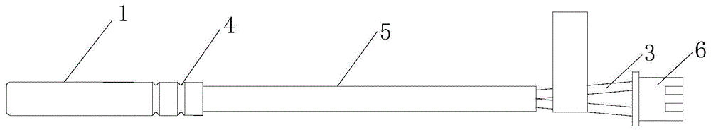 耐高温防水防尘冷链压缩机用NTC温度传感器的制作方法