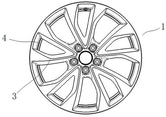 一种减重铝合金轮毂的制作方法