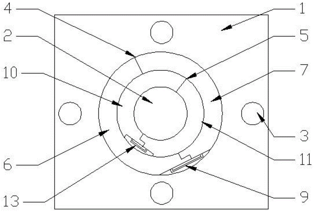 一种方形法兰的制作方法