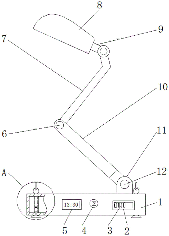 一种距离感应台灯的制作方法