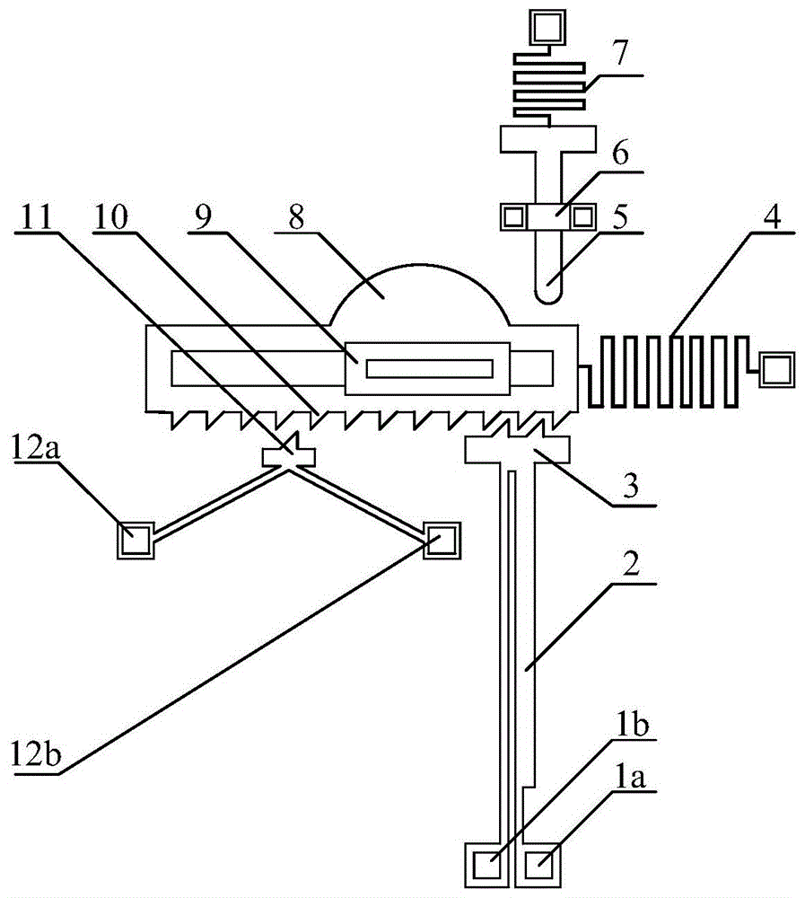 一种制作在半导体芯片上的硅微移动凸轮机构的制作方法