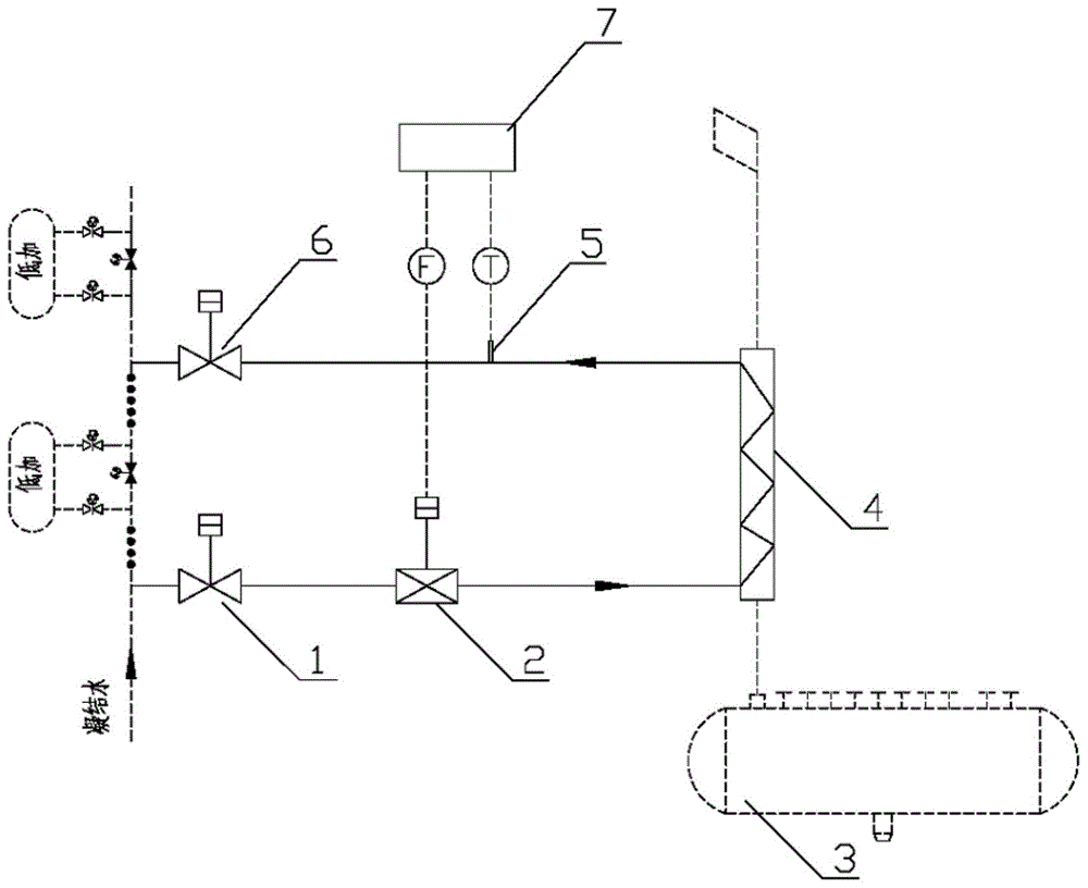 一种火电厂定排扩容器余热回收消白系统的制作方法