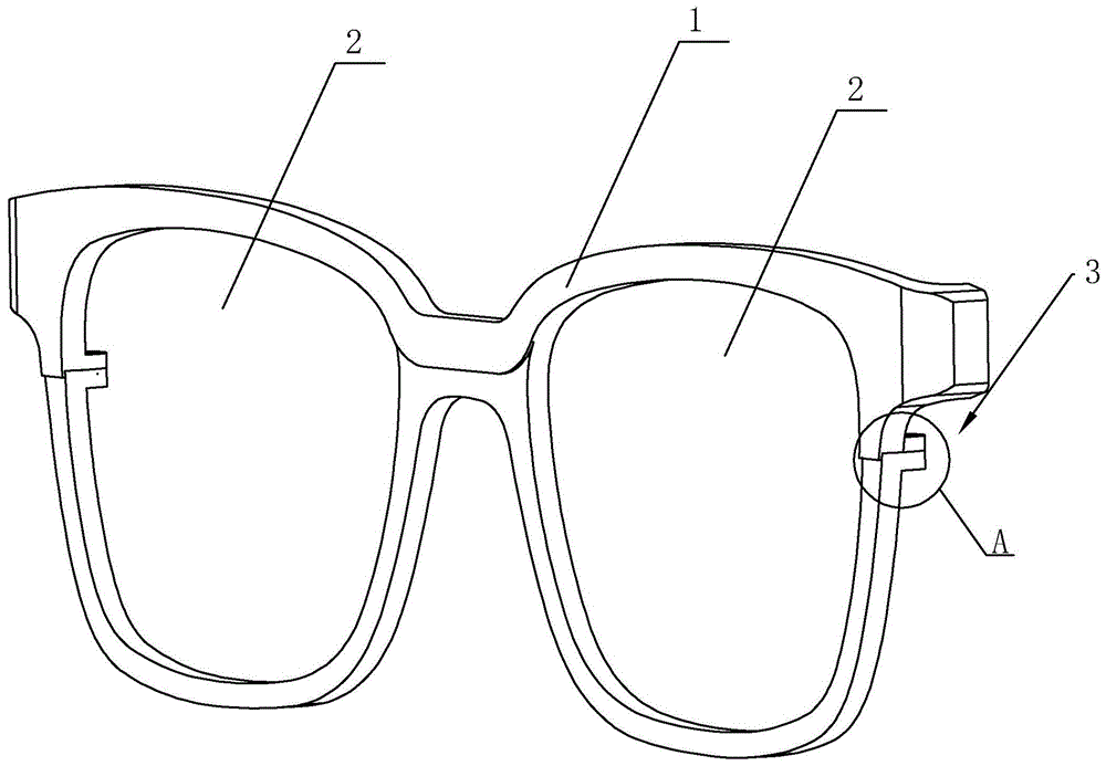 一种眼镜框以及眼镜的制作方法