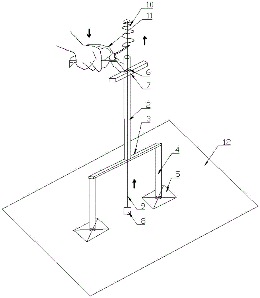 一种地砖平整度及空鼓检测工具的制作方法