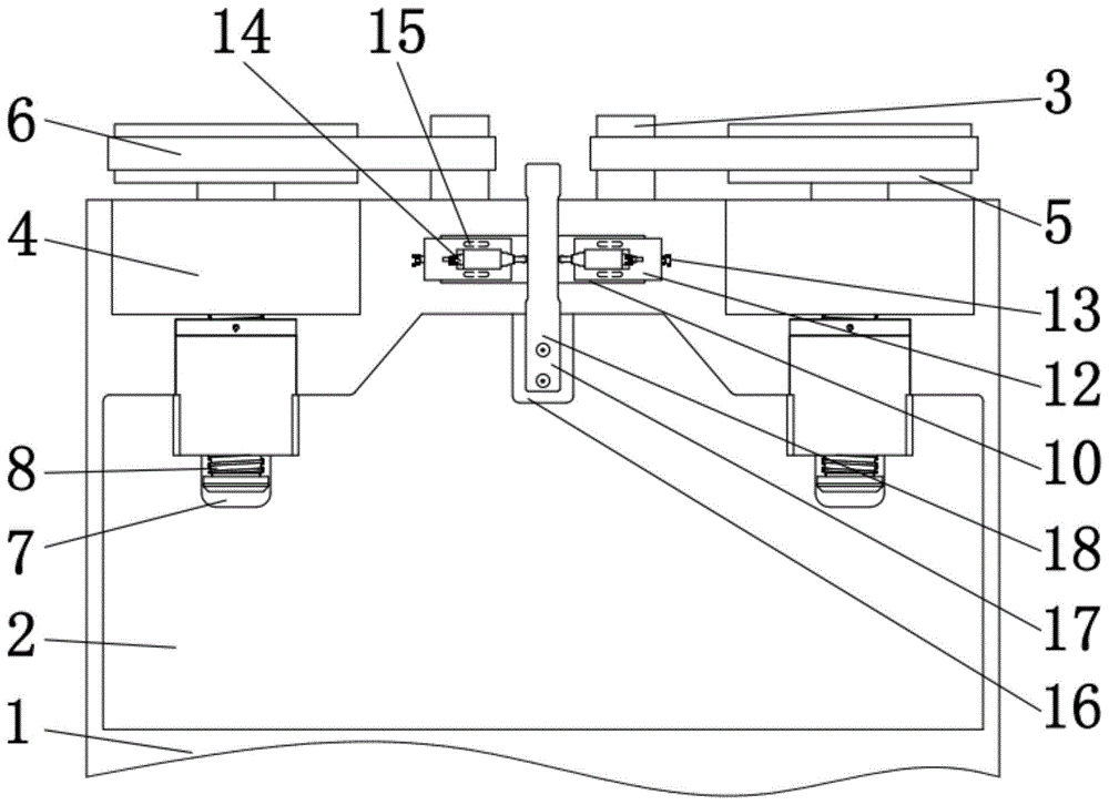 一种折弯机主轴机械式防偏载结构的制作方法