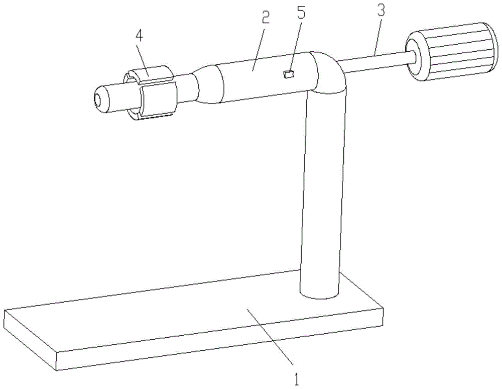 一种马鞍型连接块生产用扩口用固定夹具的制作方法