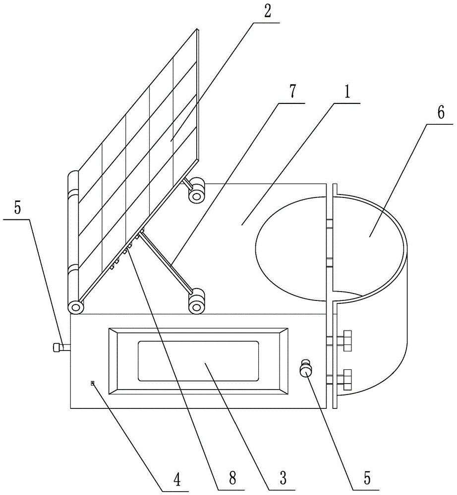 光能感应式驱鸟装置的制作方法