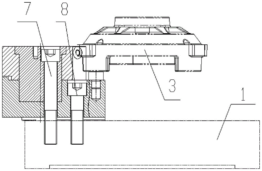 一种三爪车轮毂定位夹具的制作方法