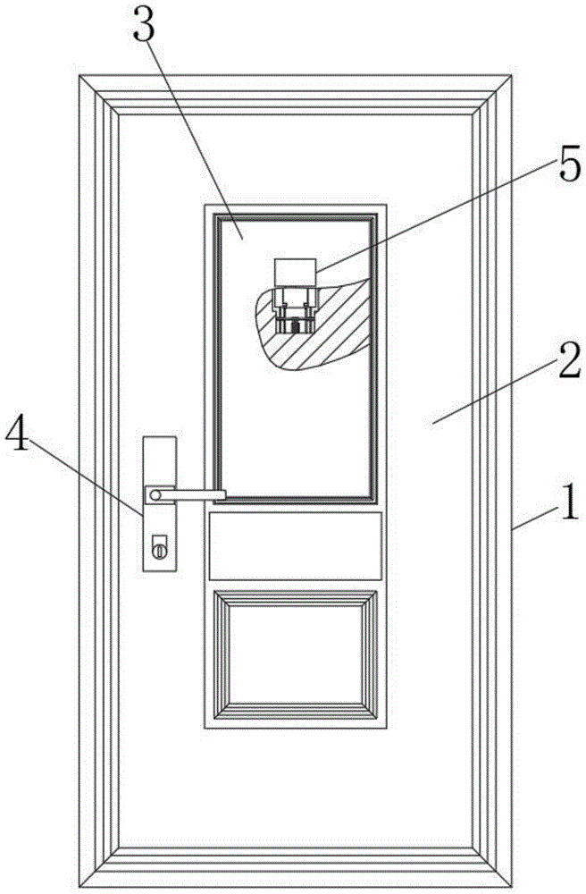 一种智能家居用防盗门的制作方法