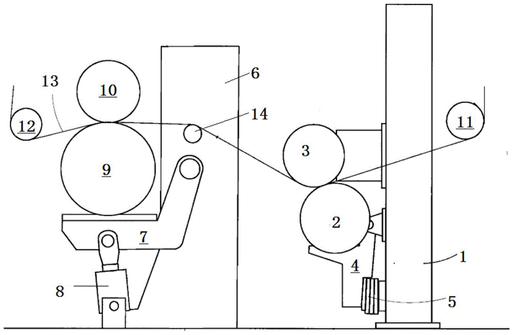 一种用于烫金用描图纸的压光机的制作方法