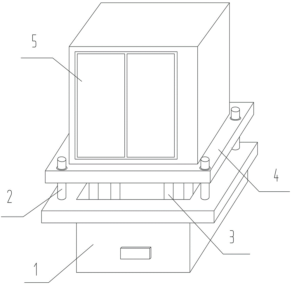 财务升降调节旋转柜的制作方法