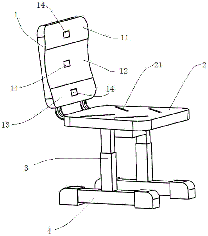 一种可调性防驼背学生座椅的制作方法