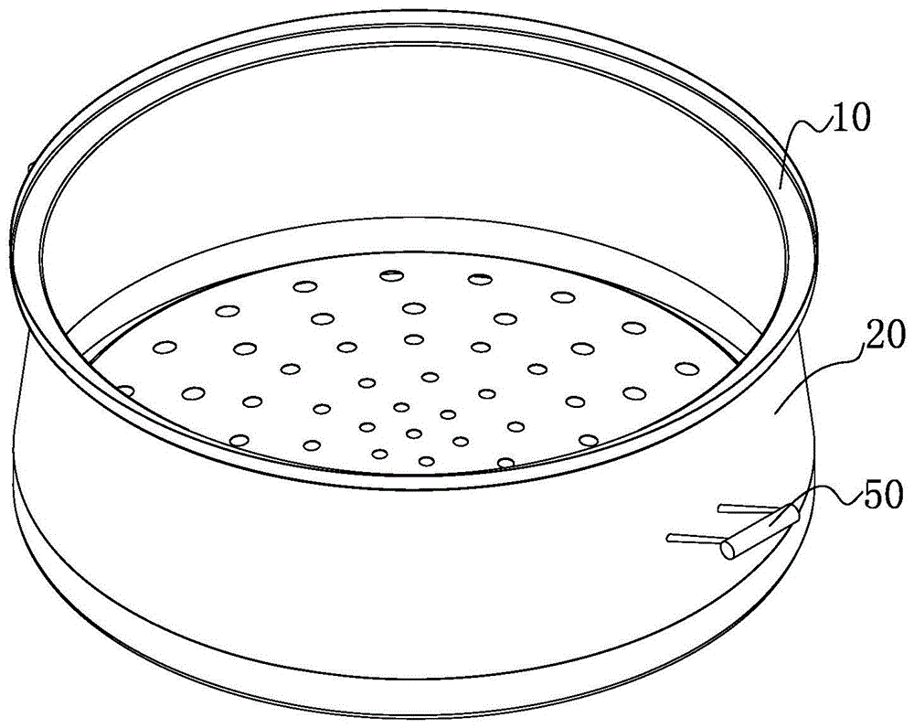 凸形底板蒸笼的制作方法