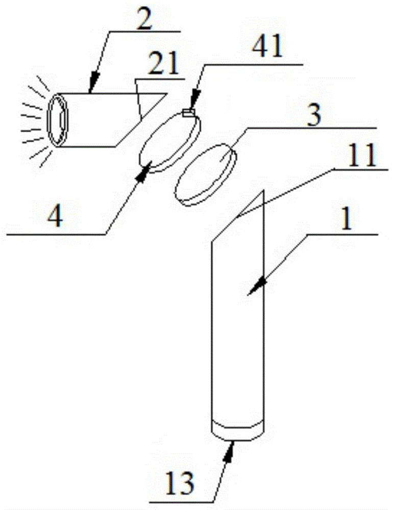 折弯手电筒的制作方法