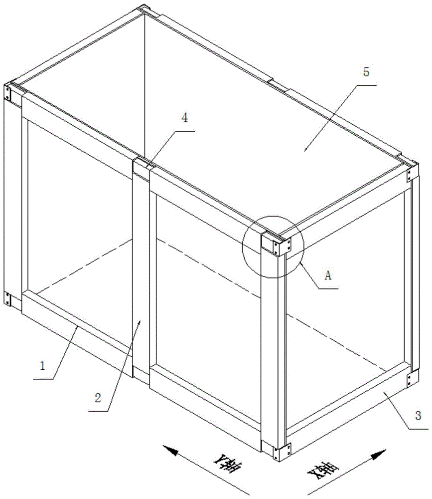 一种结构稳定的方形纸管框架箱的制作方法