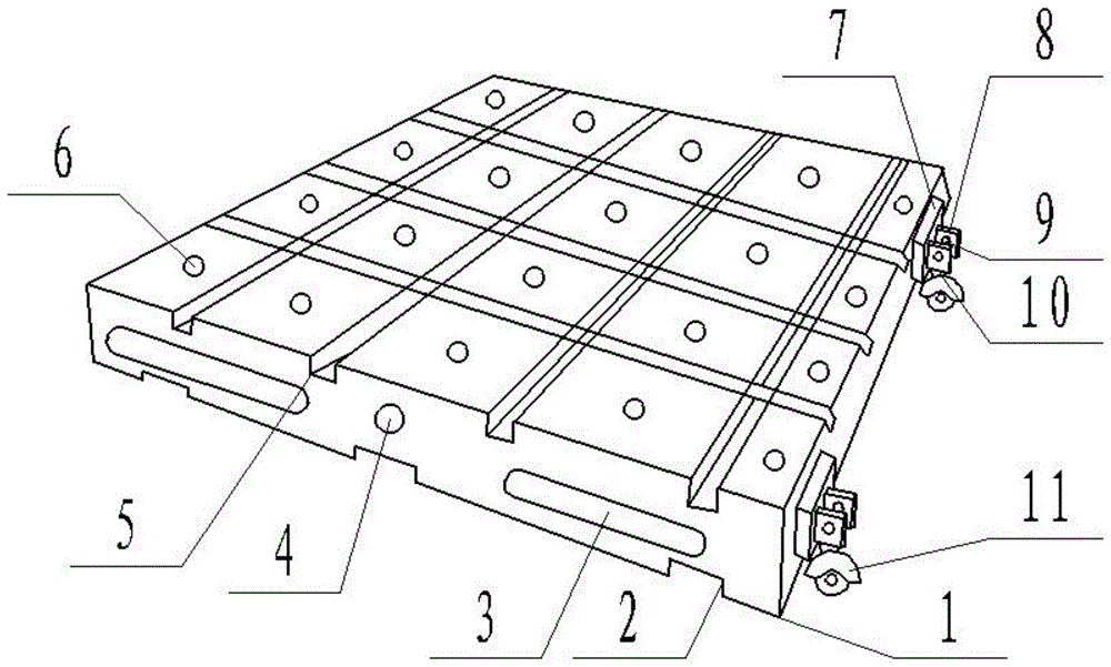 一种治具板托盘的制作方法