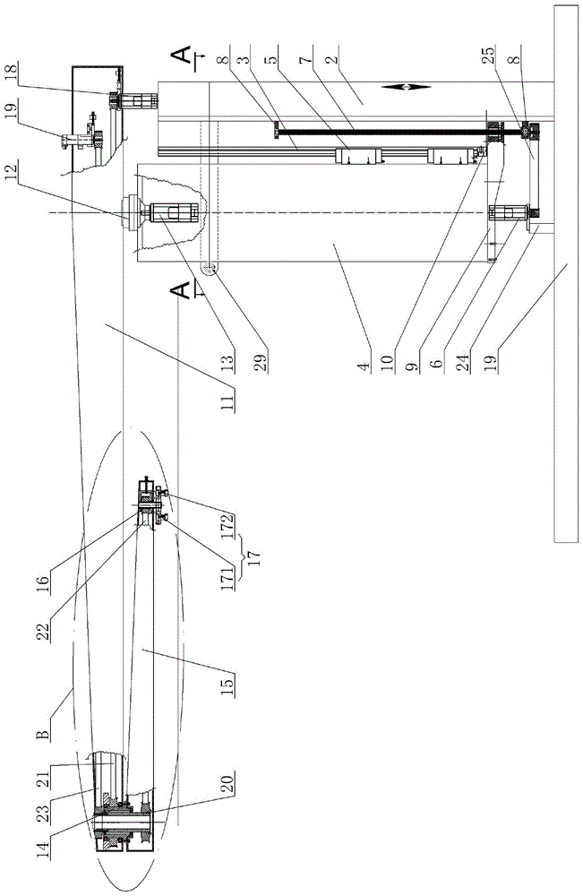 一种四轴大回臂机器人的制作方法