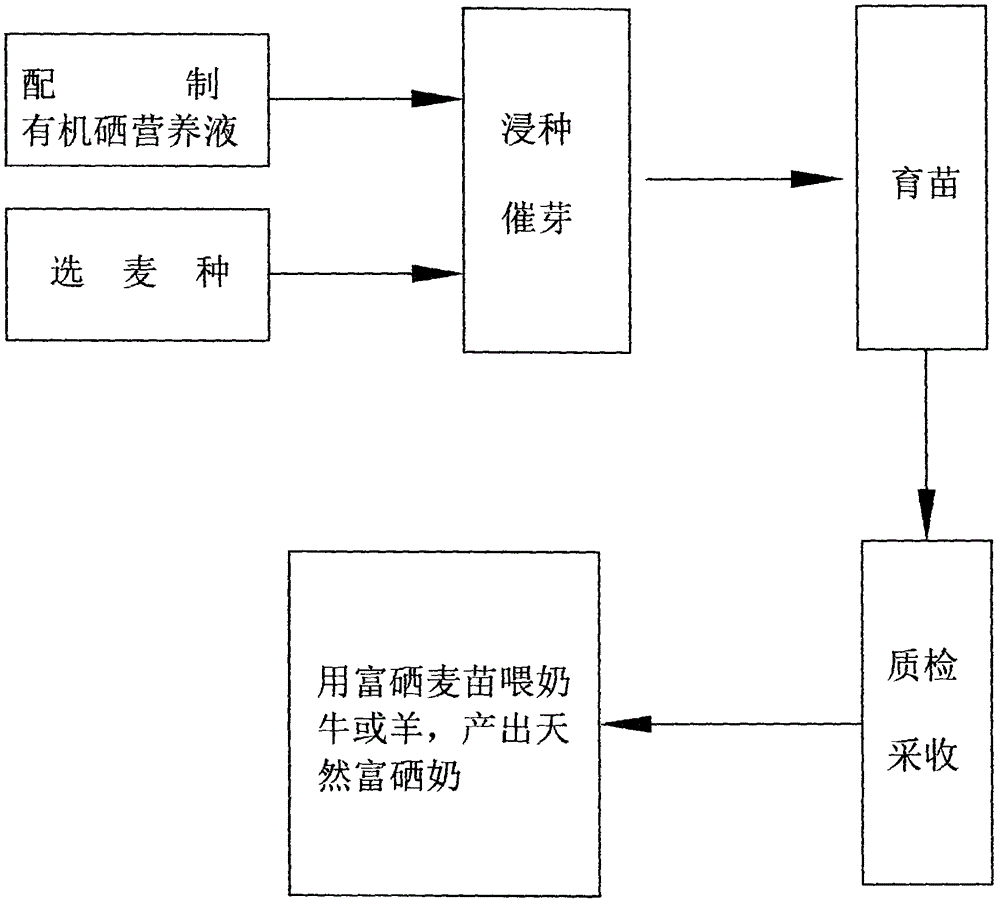 一种富硒奶的生产方法与流程