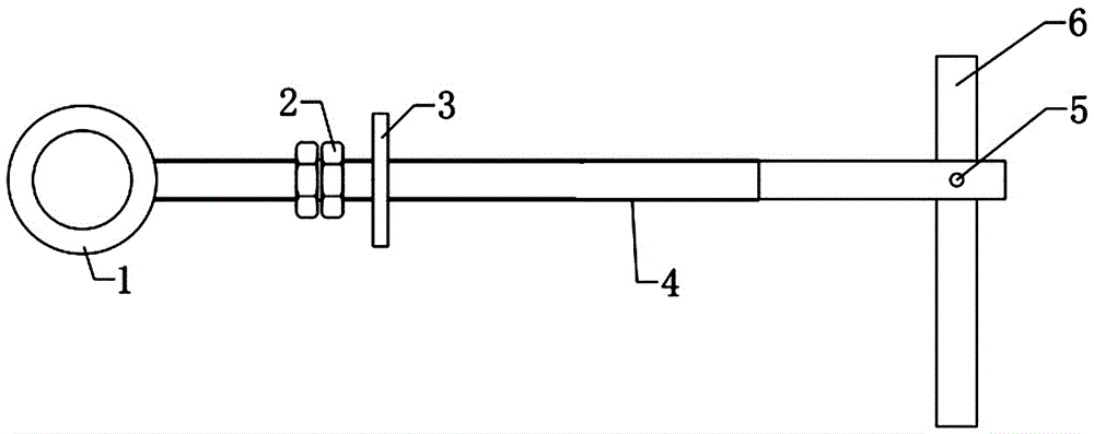 安全带穿墙固定装置的制作方法