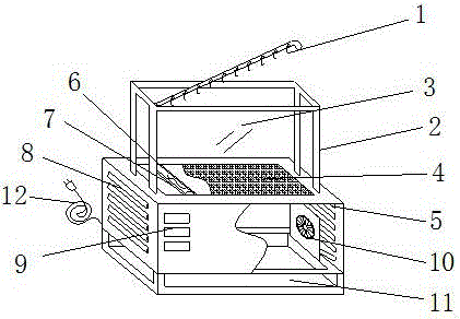 一种毛笔速干器的制作方法