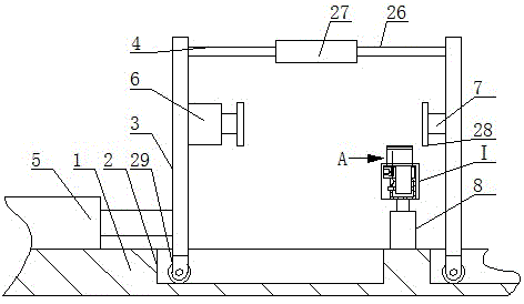 一种具有调节功能的粘带固褶设备的制作方法